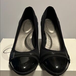 Elegant Black Patent Leather Heels